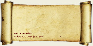 Isak Tomaš vizit kartica